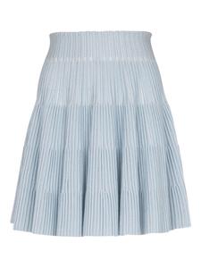 Balmain юбка в рубчик, синий