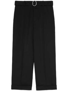 Jil Sander брюки с поясом, черный