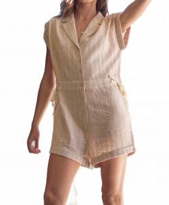 Комбинезон «Денвер» цвета овсянки Hem & Thread, Oatmeal