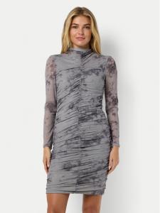 Платье на каждый день приталенного кроя Noisy May, серый