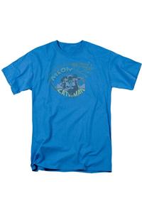 Футболка с коротким рукавом для взрослых DC Comics Meow Catwoman Gildan, бирюзовый