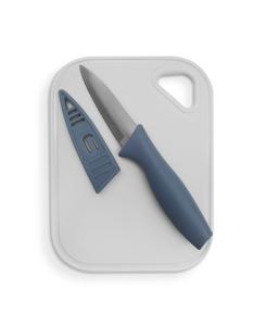 Набор из 3 предметов: разделочная доска для бара и нож для чистки овощей Art & Cook, Silver, Blue
