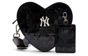 MLB Искусственная кожа, сумка в форме сердца, сумка через плечо, кроссбоди обычный женский black