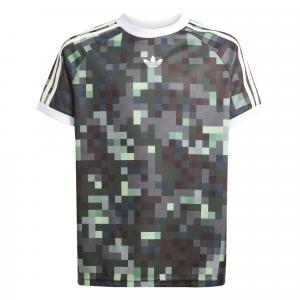 Adidas Originals Футболка с принтом Minecraft Silver Pebble/Magic Lime/Tribal Green/Legend Ivy Kids'