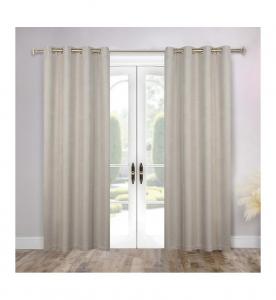 Шторы Nyan, полностью светонепроницаемые, можно стирать в машине, комплект из 2 панелей, 52 x 96 см Superior, Oatmeal beige