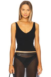 Вязаный топ Kym Ivy Oak, black