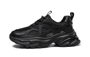 Низкие массивные кроссовки женские WOOS BOBO, Black