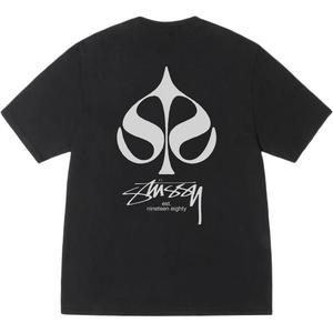 Футболка SS25 SPADE TEE PIGMENT DYED Unisex Stussy, черный