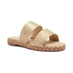 Кожаные тапочки Tommy Hilfiger, золотой