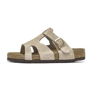 East Garden Works Коричневые женские сандалии на пробковой подошве с противоскользящим покрытием, бесшумные и устойчивые к истиранию, цвет Light Gray