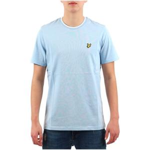 Футболка мужская Lyle & Scott с окантовкой горловины, светло-голубой
