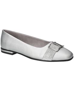 Женские балетки Keely с квадратным носком Easy Street, Silver Satin Glitter
