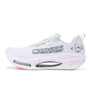 CLERSES Кроссовки унисекс с низким верхом, белые