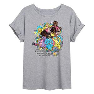 Футболка Juniors oversized Barbie, Heather Gray