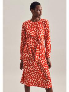 Длинное платье Seidensticker Regular, оранжевый