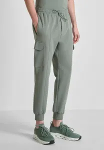 Брюки-Карго прямого кроя из трикотажа с накладным карманом. Antony Morato, Green