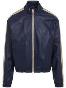 Marni бомбер с отделкой в полоску, синий