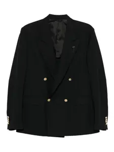 Двубортный блейзер Lardini, черный
