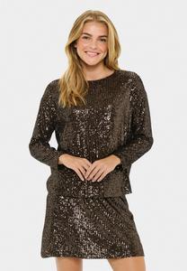 Блуза Saint Tropez REYANASZ R-NECK, Mulch/Brown