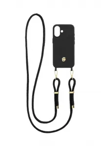 Чехол для iphone 16 с двойной буквой b Boss, Black Gold