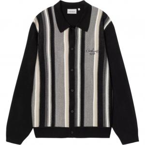 Поло кардиган в полоску bainter Carhartt WIP, графит