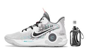 Nike Баскетбольные кроссовки KD Trey 5 IX с мягкой подошвой и противоскользящей подошвой, унисекс, серо-белые