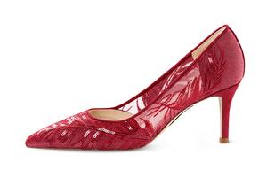 Туфли на высоком каблуке женские красный 7Or9