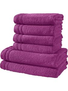 Erwin Müller Комплект махровой ткани, 6 предметов, Heidelberg, цвет фуксия