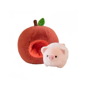 Плюшевая кукла Apple Piggy Dolls высота 26 см LALABABY