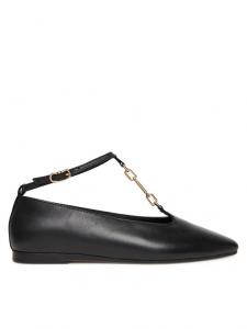 Балетки Th-Bar Chain Ballet FW0FW09003 Tommy Hilfiger, черный