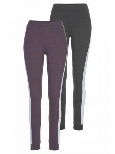 Леггинсы ARIZONA, цвет anthrazit/meliert, pflaume