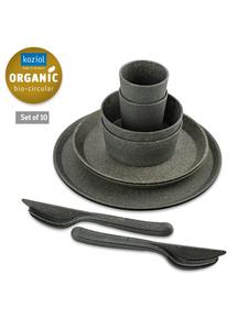 CONNECT SET HELSINKI - набор столовых приборов из 10 предметов в цвете натуральный пепельно-серый koziol