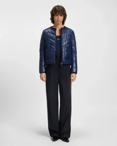 Брюки классические широкие Boss Orange, темно-синий