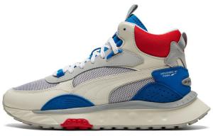 Кроссовки унисекс Puma Wild Rider Life, серый/красный/синий