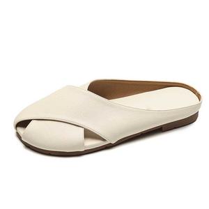 Женские сандалии с закрытым носком на резиновой подошве MADALLO, Apricot