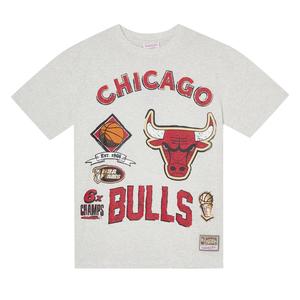 Футболка Mitchell & Ness унисекс серая Mitchell Ness