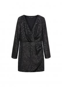 Мини платье MANGO Glori, Black