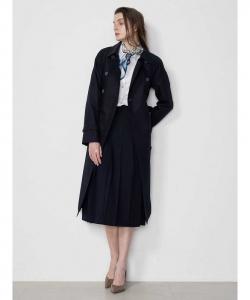 Двубортный тренч Aquascutum Women, цвет Navy