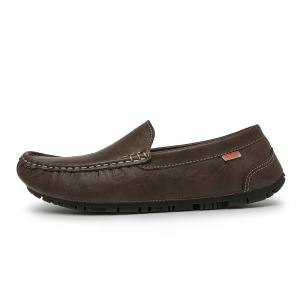 PAIBLOKS Мужские повседневные туфли красно-коричневые, цвет Red Brown