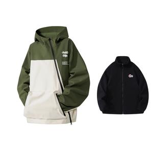 Унисекс куртка Jeep, зеленый