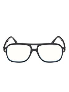 Солнцезащитные очки TOM FORD Eyewear в оправе «навигатор», черный