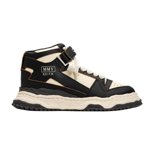 Кроссовки Maison Mihara Yasuhiro Keith OG Sole Leather High 'Black White', черный
