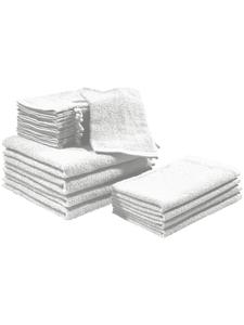 Redbest  Набор махровой ткани, легкий, 20 предметов, цвет Oceanside, белый