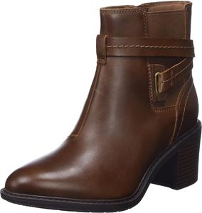 Clarks Womens Scene Star, Dark Tan Lea