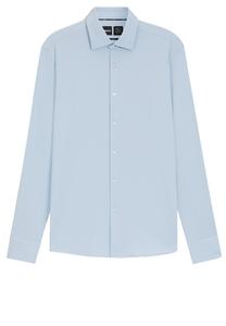 Рубашка на пуговицах классического кроя BOSS, синий