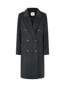 Шерстяное пальто Pepe Jeans Between-Seasons Coat BETH, антрацит