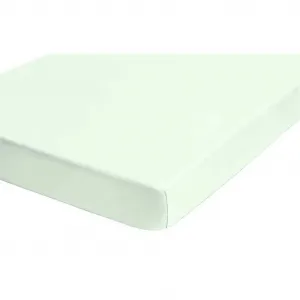 Простыня на резинке biberna fine jersey MINT 90-100x200 см Biberna
