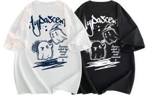 Футболка пара Унисекс 2 шт HYPASCENT, 2 шт (Чёрный+Чёрный)