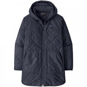 Женская стеганая парка Алмазный узор Patagonia, Sunken Blue