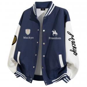 Бейсбольная куртка SOORCHCE Unisex Mackyo, темно-синий